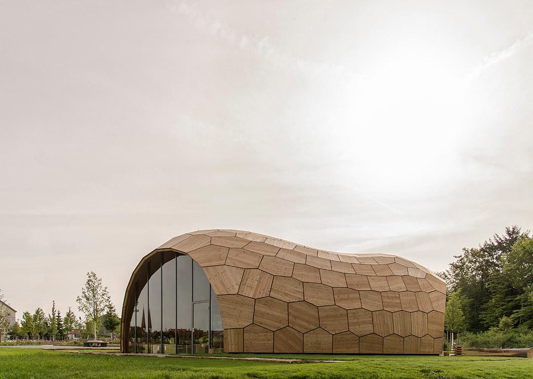 國外裝配的輕型木殼展覽館展廳設計圖5 國外裝配的輕型木殼展覽館展廳設計圖5